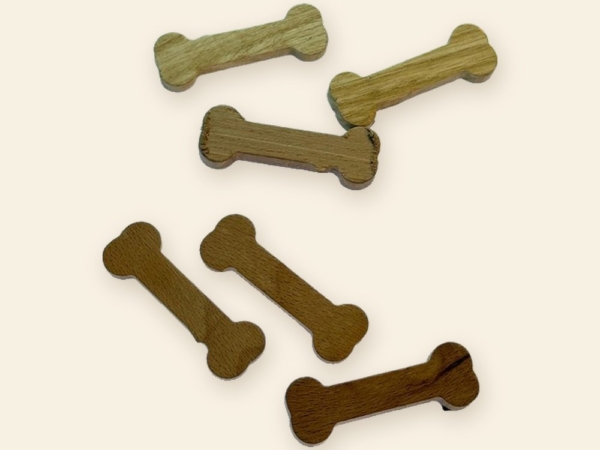 Kidsnook Ahşap Kemik (5'li) ahşap oyuncak