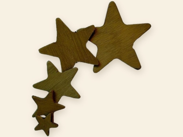 Kidsnook Ahşap Yıldızlar (4'lü Set) ahşap oyuncak